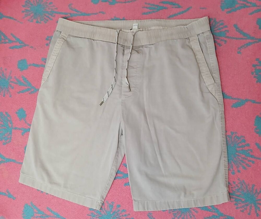 James perse mens large gray Bermuda shorts supima cotton errands leisure casual